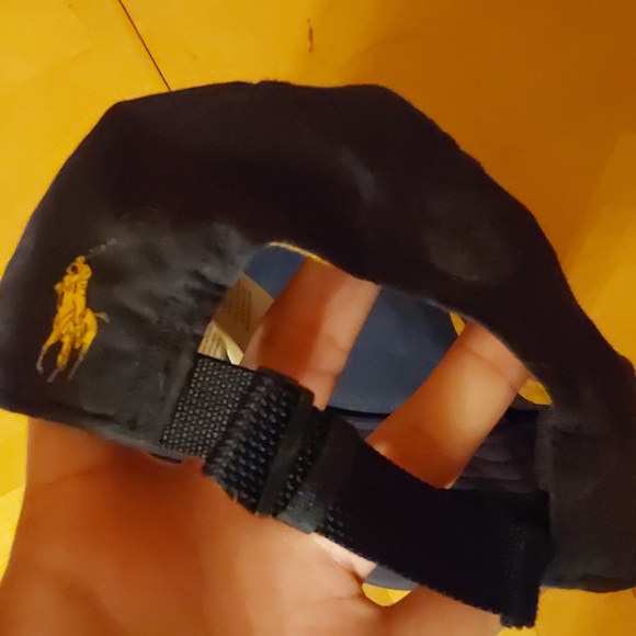 Polo by Ralph Lauren Navy and Yellow Cap - Picture 3 of 3
